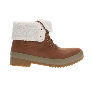 Keds Womens Camp Ii Lace Up Snow Casual Boots Ankle Low Heel 1-2" - Brown