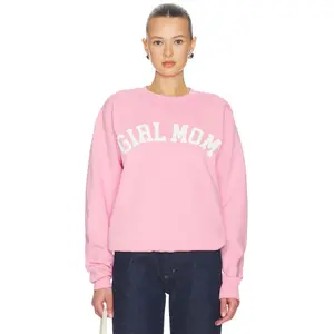 DEPARTURE Girl Mom Sweatshirt in Pink