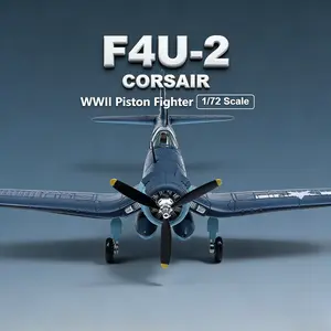 1/72 F-4U Corsair USA Fighter Model World War II Vintage Warplane Metal Diecast Aircraft Military Display Airplane for Display Collection or Gift Quality Products