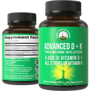 Advanced Vitamin D 5,000 IU + All 3 Types of Vitamin K