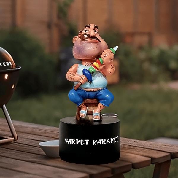 VARPET KARAPET Talking Armenian Bobblehead - Hand-Painted Ceramic Collectible with Exclusive Sound Bites & Armenian Quotes for Family Fun & Gift Ideas
