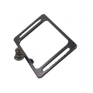 Large Rectangular Mirror Black Color