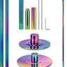 VIVOHOME Professional Spinning Dancing Pole, 45mm Height Adjustable Dance Pole for Gyms, Yoga Rooms, Bars, Clubs, Home Fitness