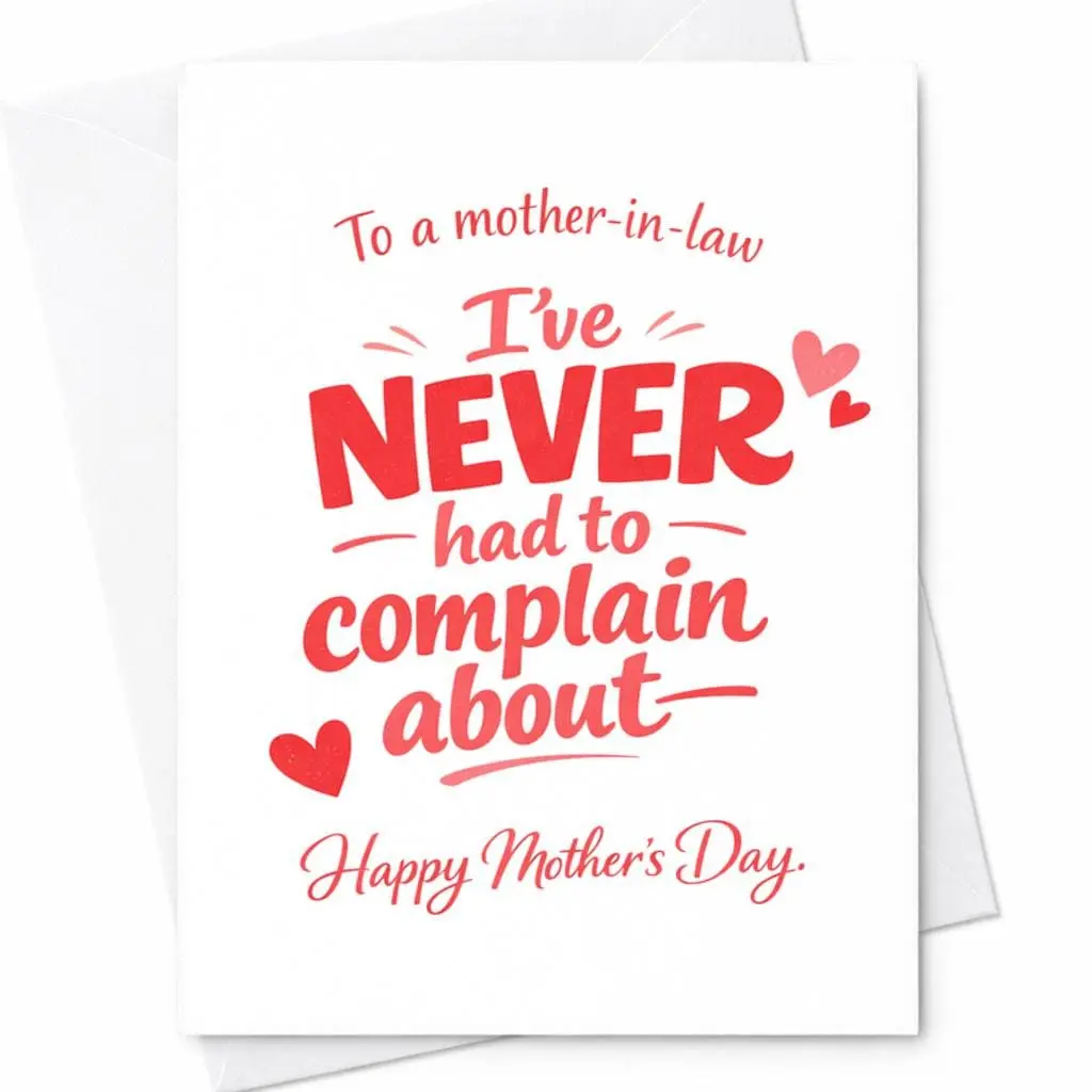 Never Had To Complain Mother In Law