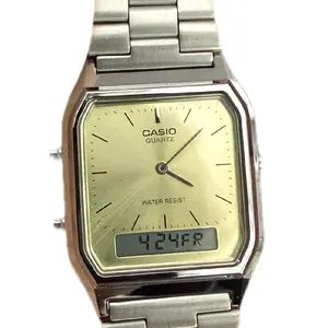 brand new Casio Vintage Retro Sunray dial analog /digital latest Watch AQ-230A-9A