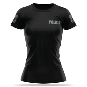 [POLICE] Women's Utility Shirt [BLK/GRY]