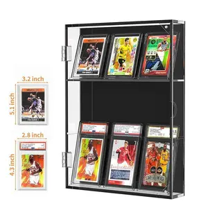 Transparent Acrylic Card Display Box, Cross-Border Collection Storage Rack, Collectible Card Holder Stand, Showcase Organizer