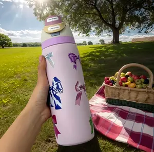 OW 24/32oz Winter Limited Stainless Steel Insulated Water Bottle Hand Washing Recommended For The Bottle Body, Ensuring Convenient And Hassle-Free Daily Maintenance. It Features 24-Hour Long-Lasting Hot And Cold Retention.Drinkware Flasks Lid Portable Mug