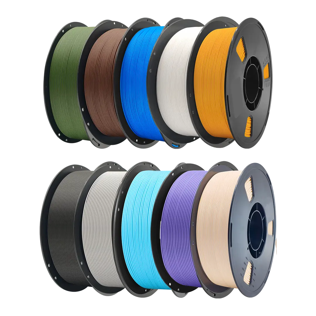 NEXAFORGE 4KG Matte PLA 3D Printer Filament 1.75mm, Smooth Matte Finish, Neatly Wound Filament Bundle for FDM Printing