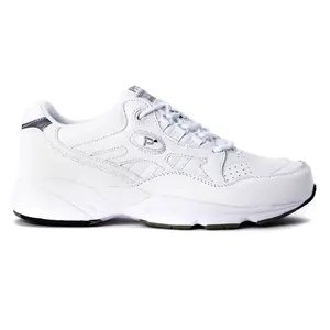 Propet Mens Stability Walker Walking Walking Sneakers Shoes - White