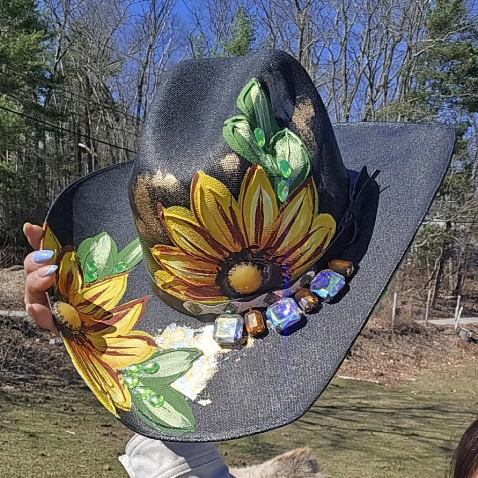Hand painted Mexican Hat