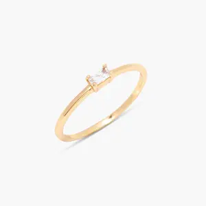 Blythe Petite Ring in Gold by Brook and York