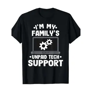 I Am Free Technical Support from My Family, Funny Computer Engineer T-shirt
