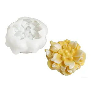 3D Floral Silicone Mold, DIY Resin and Candle Making Mold, Aromatic Candle Mold for Home Crafts, Perfect for Creative Projects