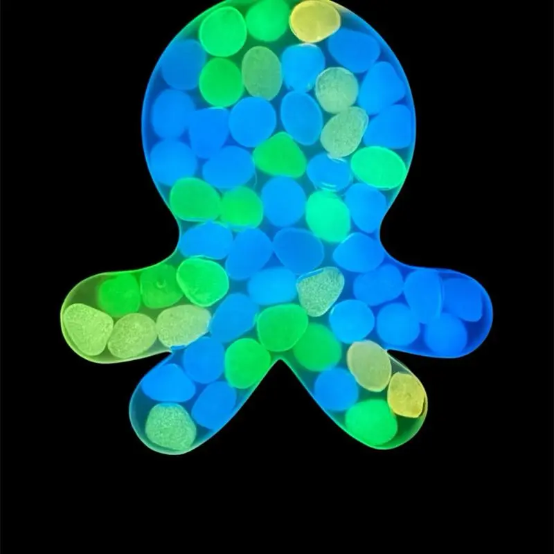 Glow in the Dark Pickable Pebble Pads Ocd Stress Relief