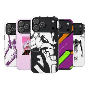 Neon EVA-01 Test Unit iPhone Case – Evangelion EVA 01 Design Tough Glossy Suitable for iPhone 17-11 Pro Max/Plus and  Samsung Galaxy S23-25