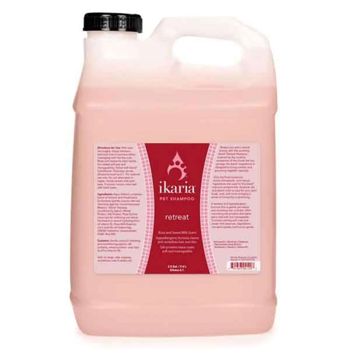 212 MAIN Ikaria 2.5 gal Retreat Pet Grooming Shampoo - Rich, Tear-Free Spa-Effect Grooming Products for Dogs & Cats