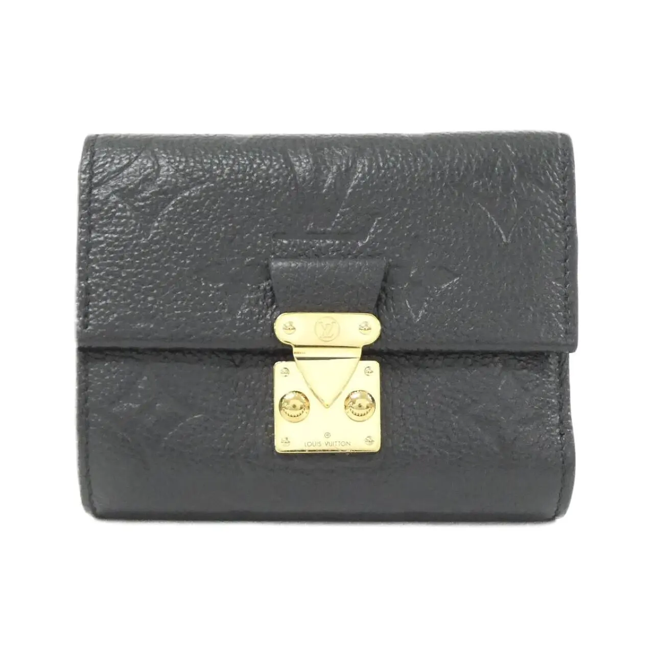 Pre-owned Louis Vuitton Calfskin Small Leather Goods Monogram Empreinte Wallet