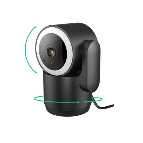 Luna Home Cam V3 Indoor Wireless Security Camera - 2K, 2.4GHz-5GHz WiFi, 355° Pan-Tilt, Built-in Spotlight, Bluetooth, Human Autotracking, 2-Way Audio, Video Recording, Wireless Security Camera Indoor, Safety, WiFi Night Vision, AI Enhanced, AI Technology
