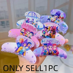 Anime Hair Clips, New Witch Girl Group Clip, Cute Plastic Hair Clips, Teenage Heart Edge Clip, Fashion Accessory