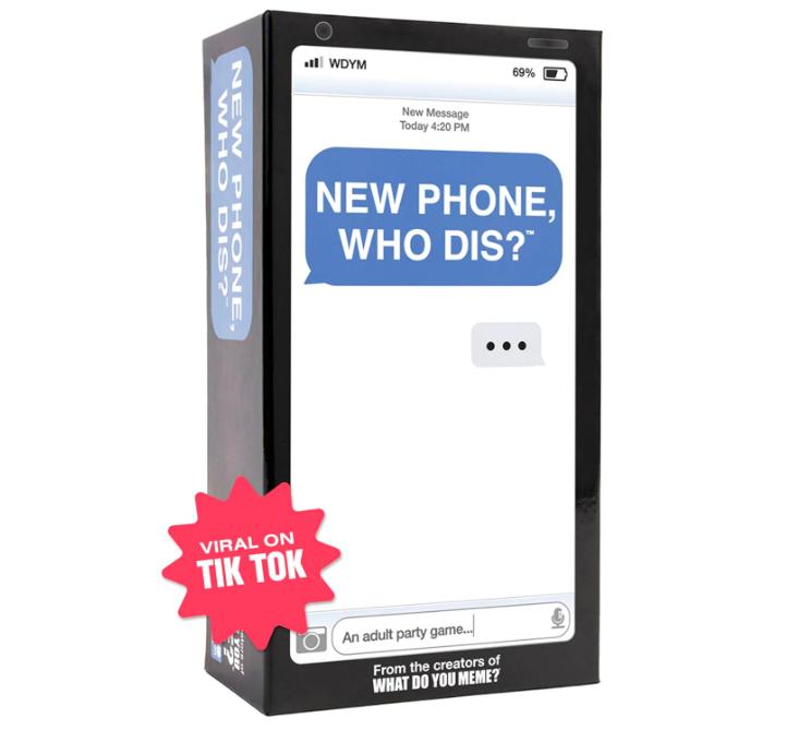 New Phone, Who Dis? By Relatable, The Offline Text Message Party Game for Adults, Spicier Edition Includes 100 Inbox Cards & 300 Reply Cards, The Perfect Gifts For Friends, & Christmas Party Games