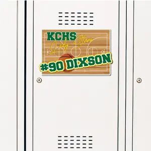 Basketball Court Locker Decoration