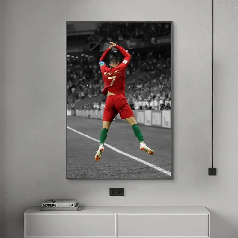 Cristiano Ronaldo Poster, Portugal Poster, Football Poster, Siuuu, Poster, Wall Art, Home Decor, No Frame