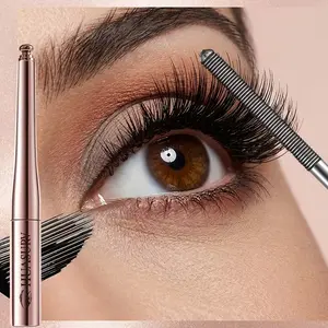 Steel Tube Curling Mascara - Black, designed for every lash, lengthening without clumping, easy to use, lightweight texture, portable for travel makeup, curling effect, long-lasting color, suitable for Valentine's Day and anniversary gifts