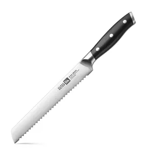 Klaus Meyer Stahl High Carbon Exclusive German Steel 8 inch Bread Knife Blade Knives