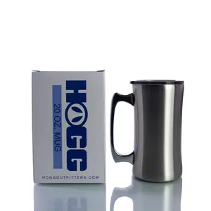 Hogg 20oz Insulated Beer Mug with Lid - Ideal for Coffee and Drinkware Reuse