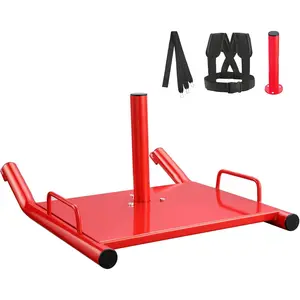 VEVOR Weight Training Pull Sled, Fitness Strength Speed Training Sled, Steel Power Sled Workout Equipment for Athletic Exercise and Speed Improvement