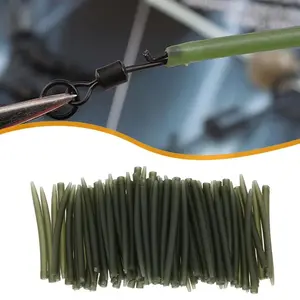 35/70 Piece Terminal Bass Fishing Anti-Tangle Tube, Rubber Tip, Tubular Locator, Fishing Tool Set, Long 5.4 Cm, Avoids Tangles and Knots