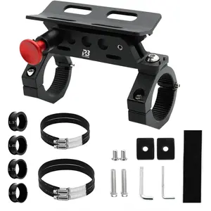 CNC UTV Fire Extinguisher Mount Kit, Roll Bar Fire Extinguisher Bracket Quick Release Compatible with UTV RZR SXS ATV Fit on 1.5"/1.65"/1.75"/1.85"/2"