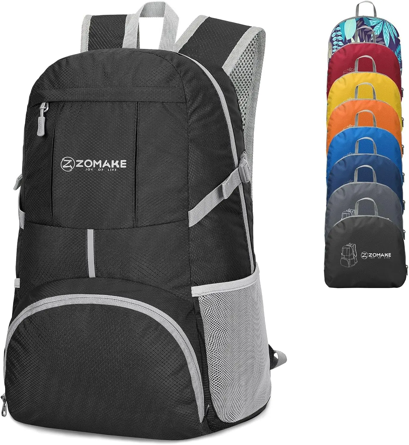 ZOMAKE Unisex 35L Lightweight Compact Hiking Backpack - Water Resistant, Packable, Adjustable Straps Outdoor Camping Day Pack