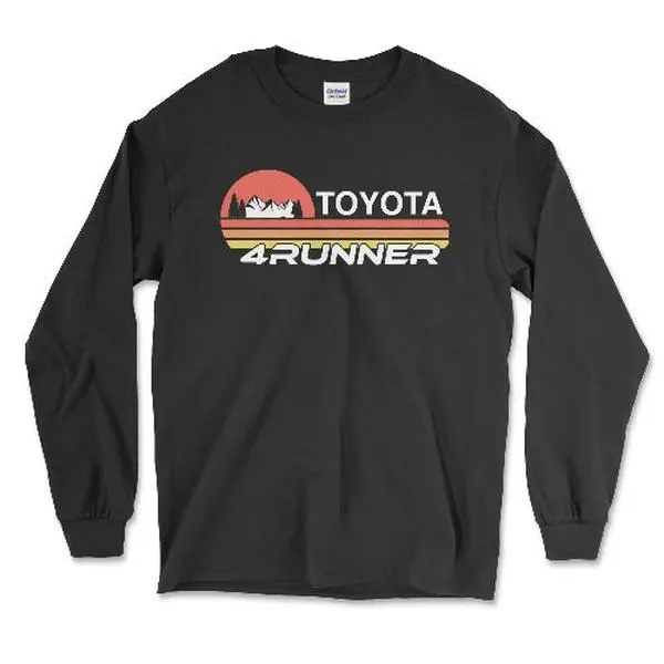 Toyota 4Runner Long Sleeve Tee Shirt-Officially Licensed Gear Classic Fabric, Stitch, Top