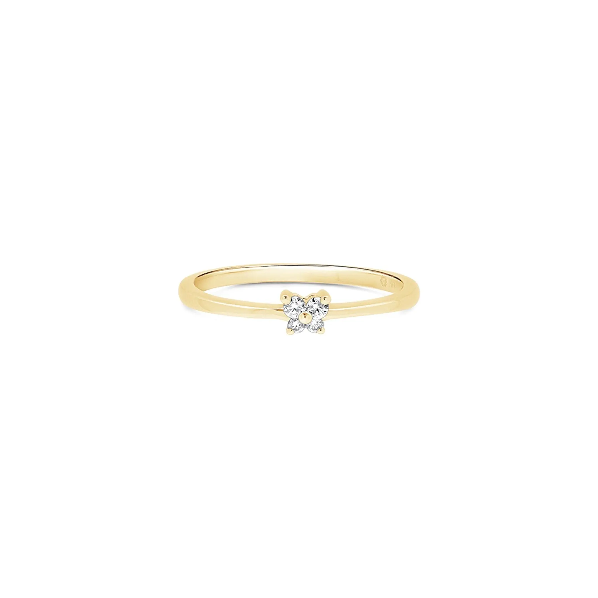 Diamond Butterfly Ring