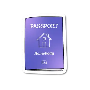 Homebody Sticker