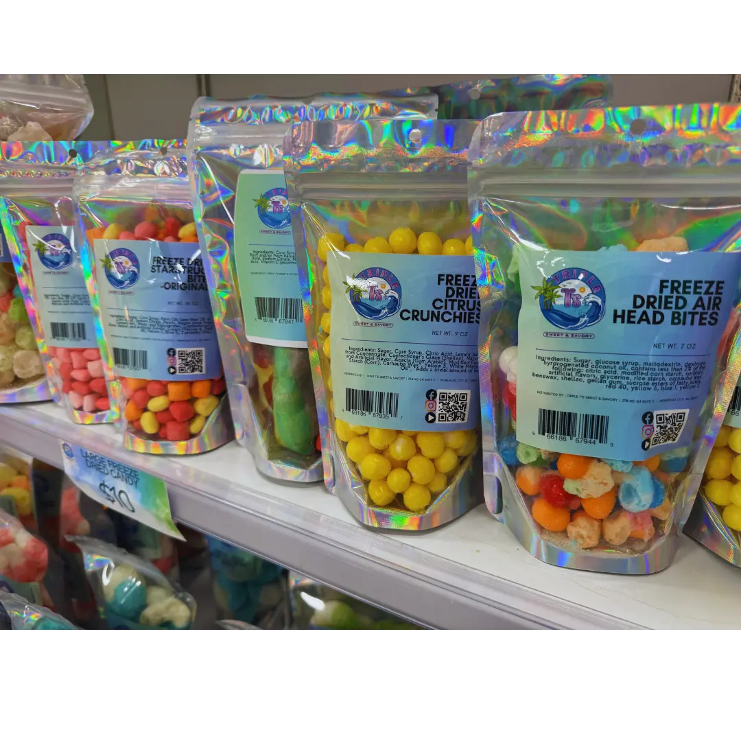 Triple T's Sweet & Savory Freeze Dried MINI Gummy Bears - 12 Flavors ...