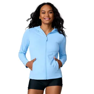 Free Country Women's SunFree Full Zip UPF Sunshirt