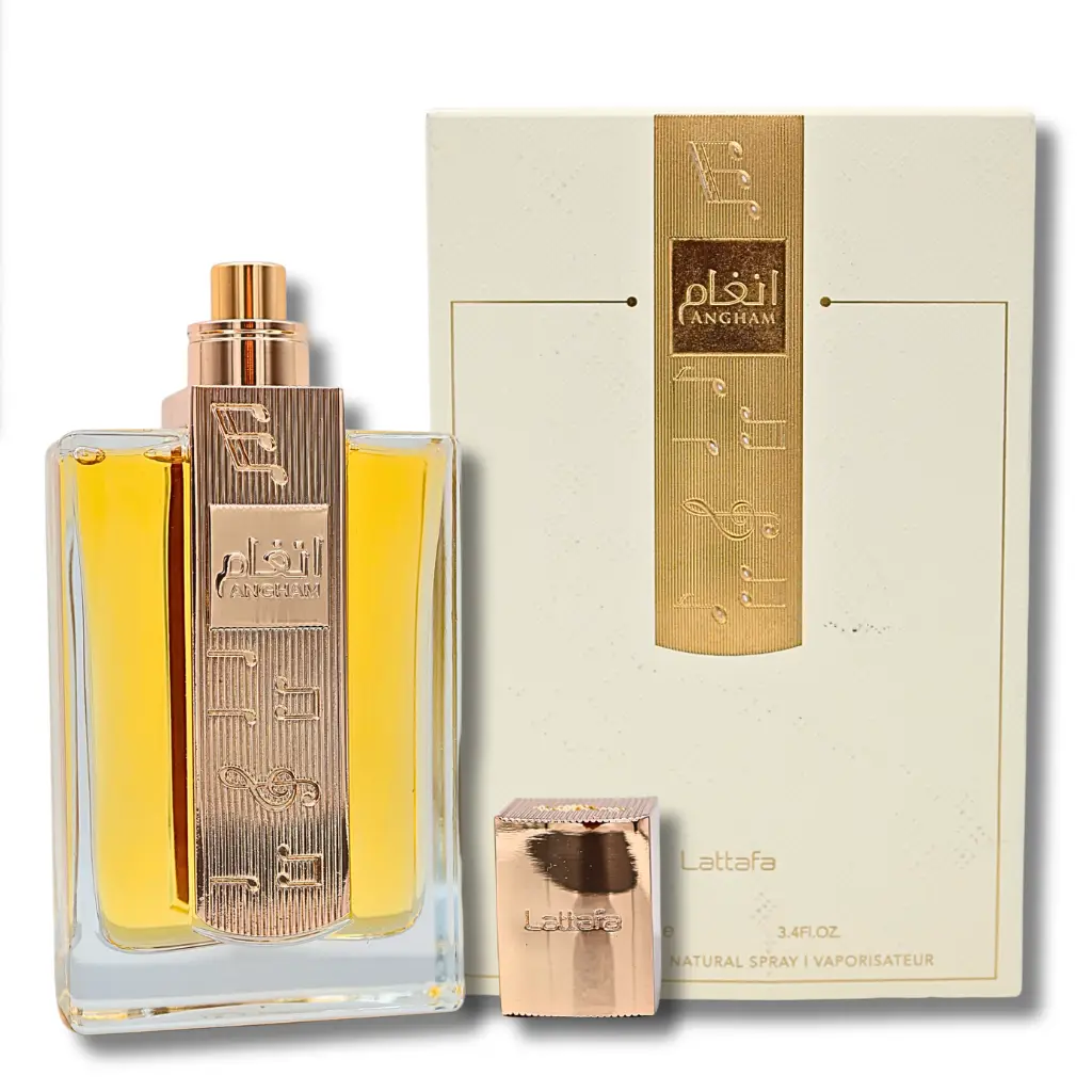 Lattafa Perfumes Angham Eau de Parfum Spray 3.4FL.OZ - Oriental Vanilla Fragrance for Women and Men Scented Aroma Cologne Cosmetic