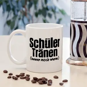1pc German Mug Ceramic Cup 11Oz/325Ml, Fun Gift, Microwave Safe