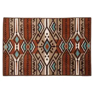 Aztec Stripe Kitchen/Bath Rug