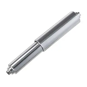 Mainstays Universal Spring Loaded Hanging Replacement Toilet Paper Roller Rod Chrome 6.1"