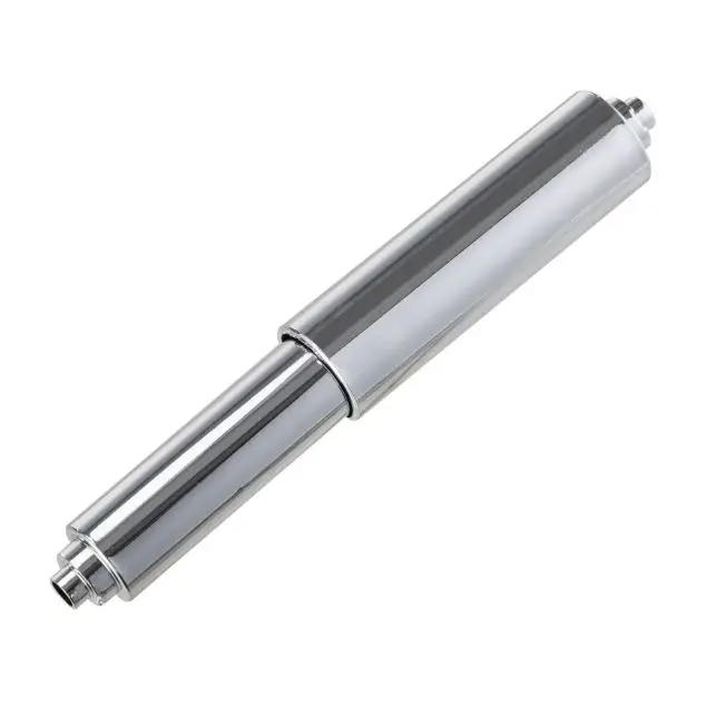 Mainstays Universal Spring Loaded Hanging Replacement Toilet Paper Roller Rod Chrome 6.1"