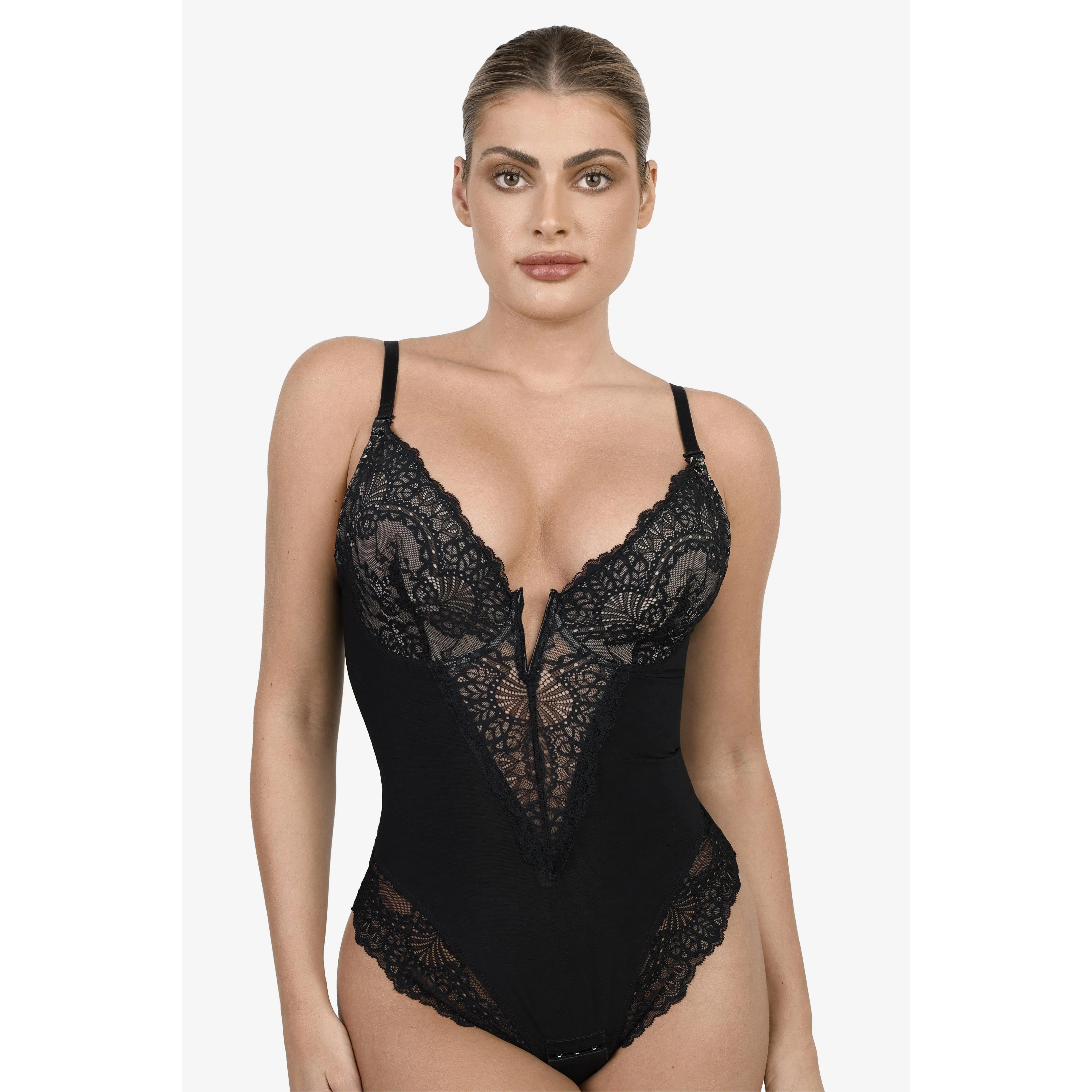 Thong Bodysuit-Black