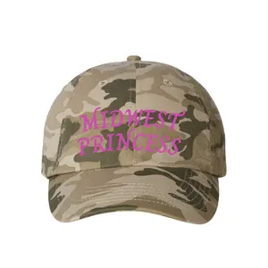 Midwest Princess Mossy Oak Camo Vintage Bio-Washed Classic Dad Hat, unisex for women men