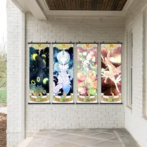 Cartoon Animal Pattern Wall Art, 4 Counts/set Cute Decorative Painting, Wall Decor for Home Living Room Bedroom Study Room