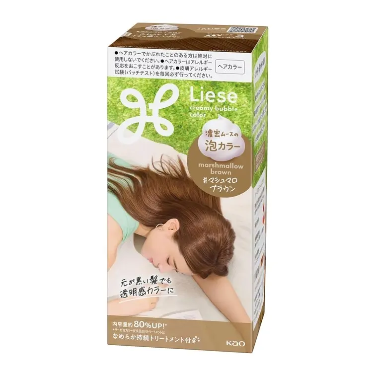 Kao Liese Bubble Hair Dye # Marshmallow Brown