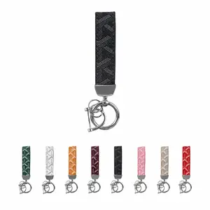 Fabric Wristlet Keychain - Car Key Holder, Bag Charm, Wrist Strap Accessory for Luggage & Bags