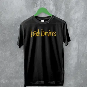 Bad Brains Punk Rock Logo Graphic Tee, Bad Brains Hardcore Music Unisex T-Shirt - The Perfect Gift for Fans